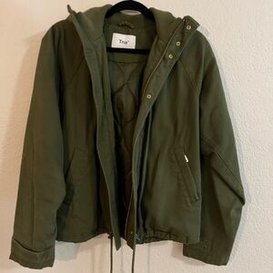 Aritzia TNA “Christie” Jacket (Olive, sz 1)